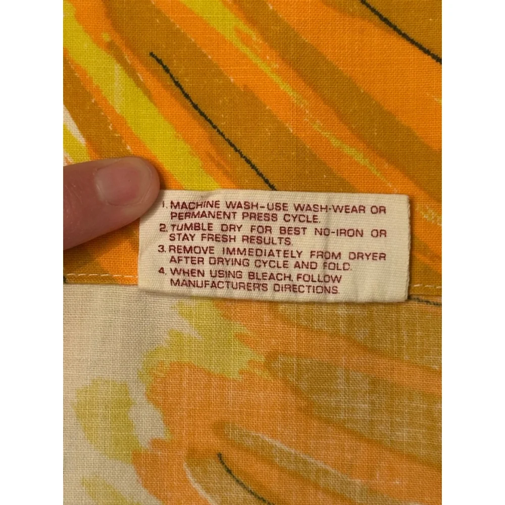 Vintage Cannon Monticello Lion Pillowcase 1970’s